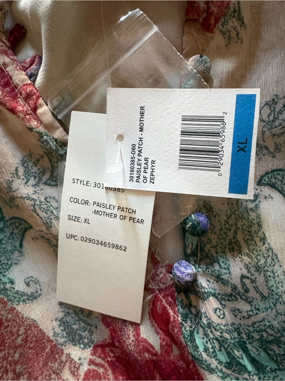 Jessica Simpson Blue Floral Dress Zephyr Long Sleeve. XL - Picture 11 of 13